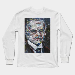 CARL JUNG acrylic portrait .2 Long Sleeve T-Shirt